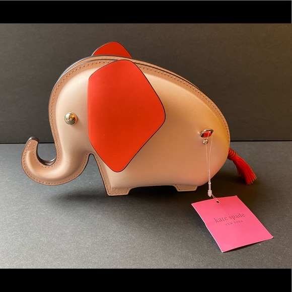 kate spade Handbags - NWT Kate Spade Tiny Elephant Crossbody / Tamarillo
